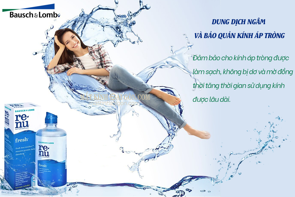 DUNG DỊCH BẢO QUẢN KÍNH ÁP TRÒNG RENU 355ml - Hình 2