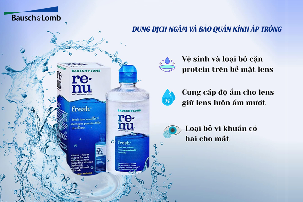 DUNG DỊCH BẢO QUẢN KÍNH ÁP TRÒNG RENU 120ml - Hình 2